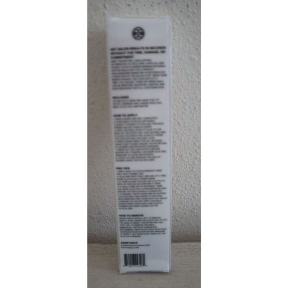 Static Nails Reusable Pop-On Manicure, Toasted Sugar/Soft Ombrè Bellini Lot of 2 - Picture 3 of 5